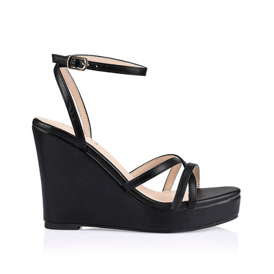 Corkys Tiffanee Wedge Sandals in Black Smooth – Emma Lou's Boutique