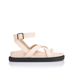 Brady bone footbed strappy sandals