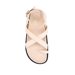 Brady bone footbed strappy sandals