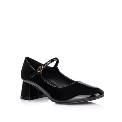 Block-heeled Mary Janes - Black - Ladies | H&M IN